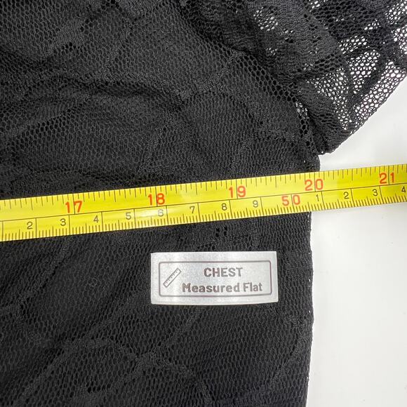 Tripp NYC Skull Lace Dress Black Knee Length Mini - Picture 4 of 11